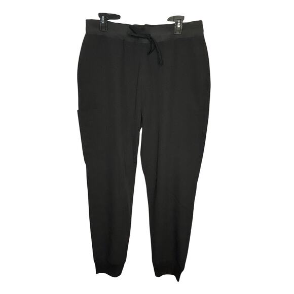 Mandala Women's Black Pull on High Waisted Jogger Stretch Pants New Size Large - Picture 1 of 10
